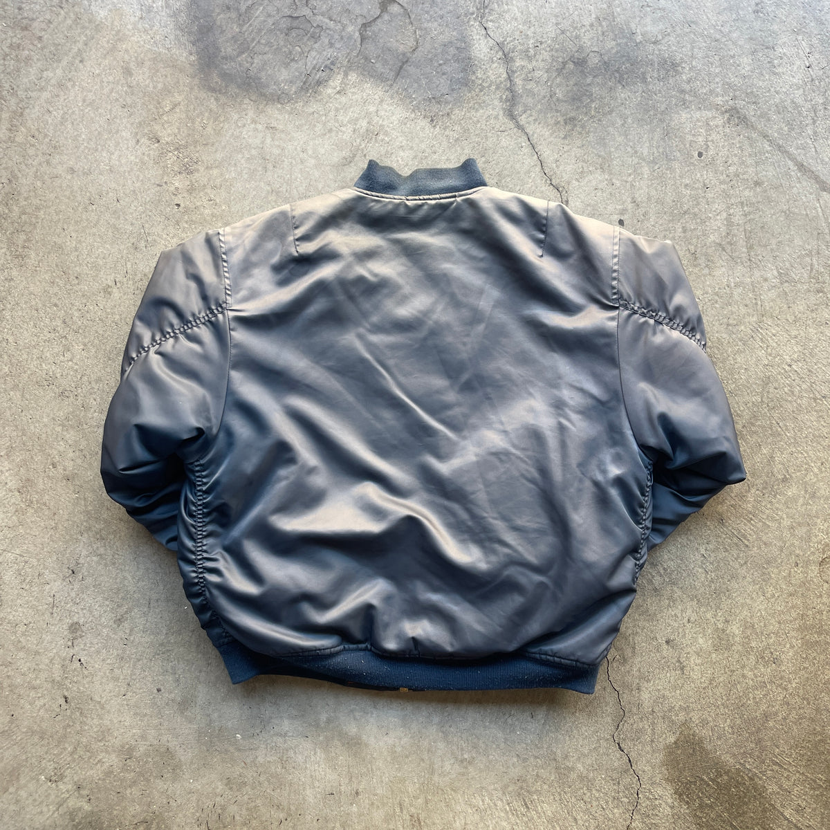 1980s Faded USAF MA-1 Flight Bomber Jacket