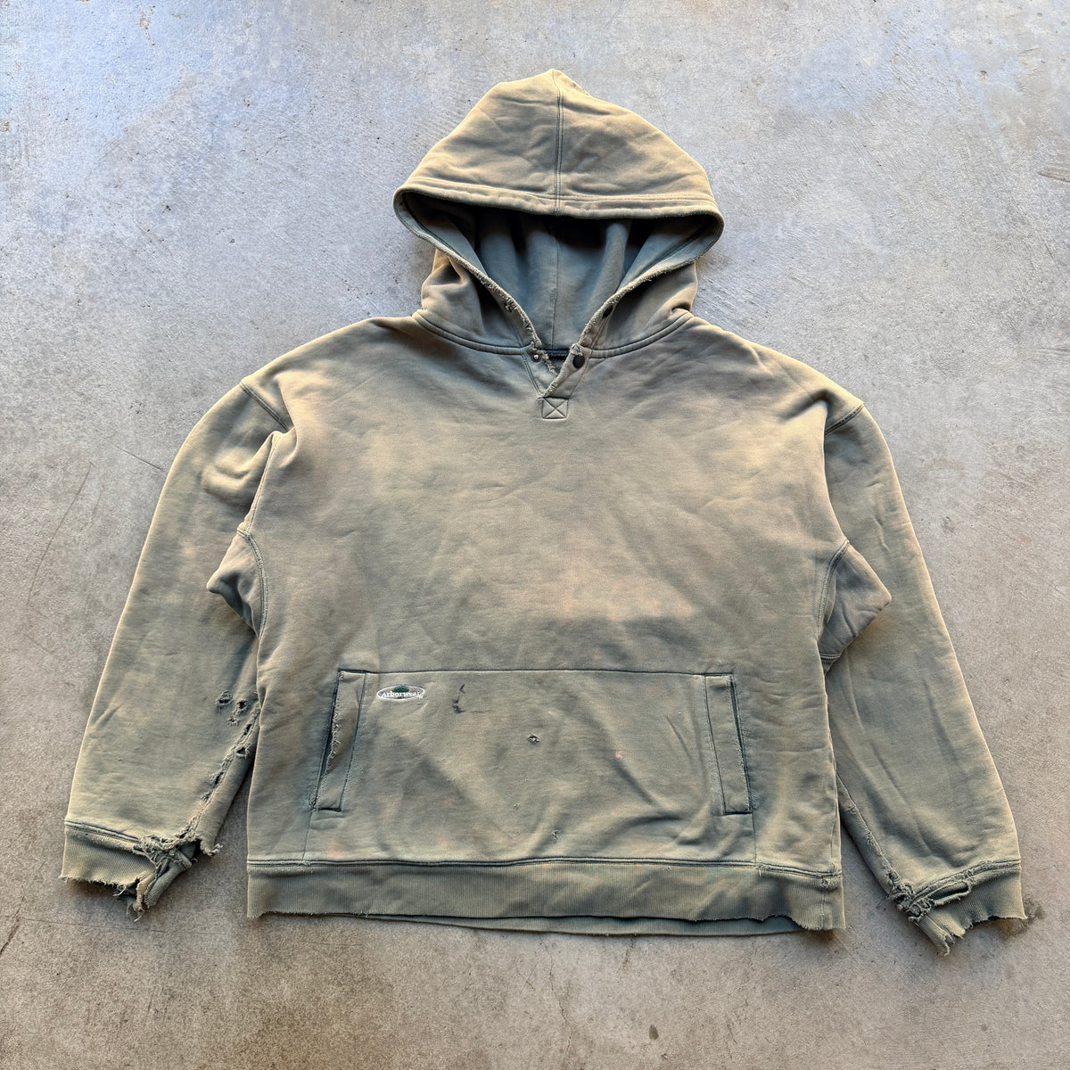 1990s Thrashed Faded Heavyweight Hoodie
