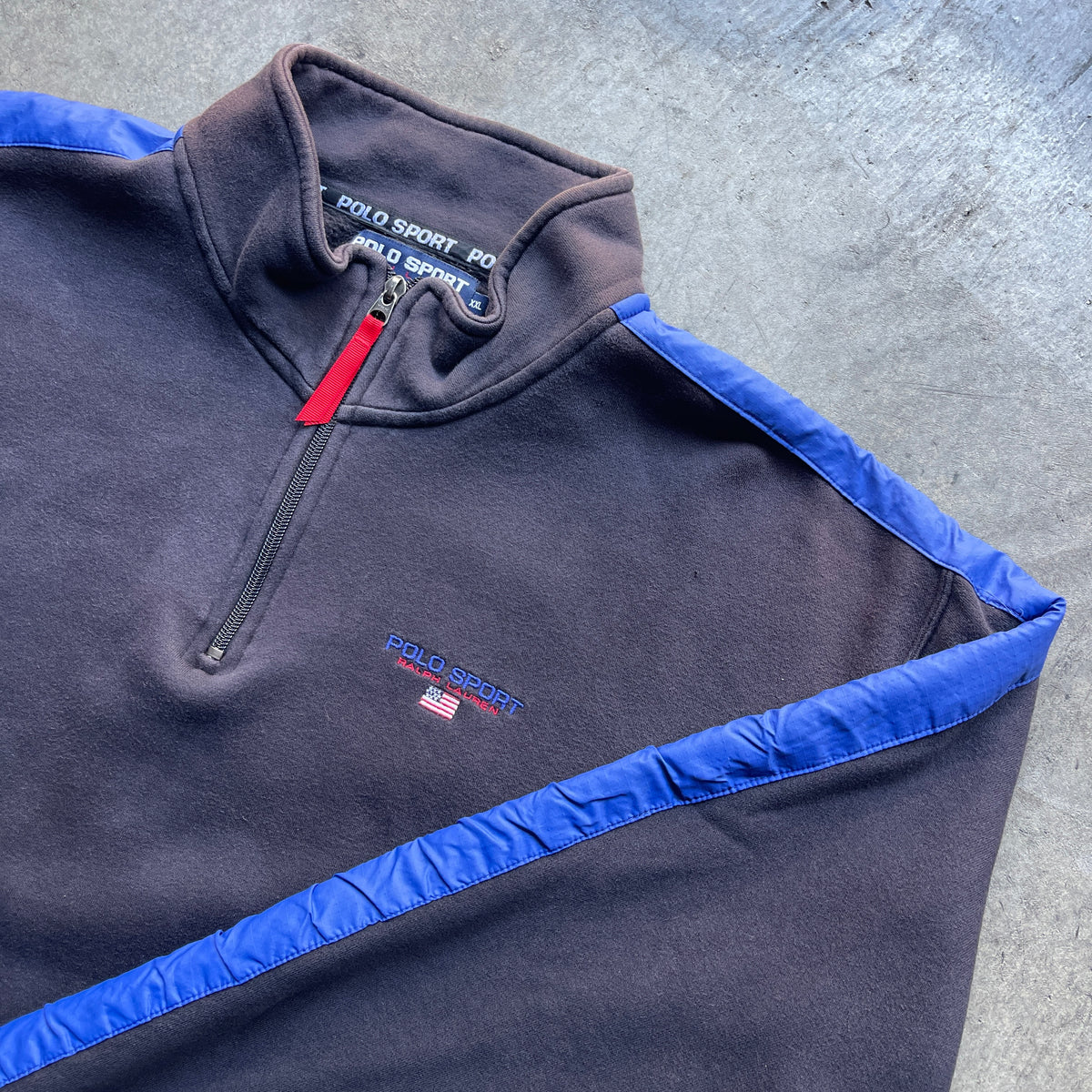 1990s Polo Sport Quarter Zip Sweatshirt