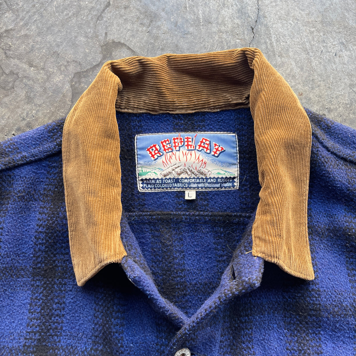1990s Replay Plaid Type III Trucker Jacket