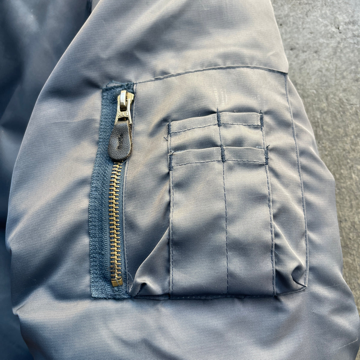 1980s Faded USAF MA-1 Flight Bomber Jacket