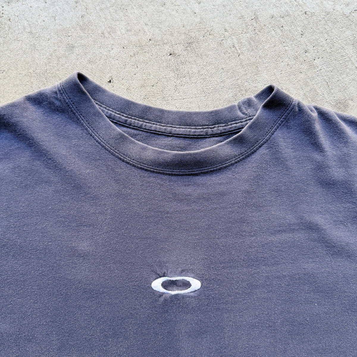 1990s Oakley Embroidered Center O Tee