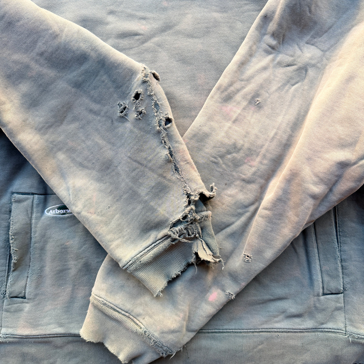 1990s Thrashed Faded Heavyweight Hoodie