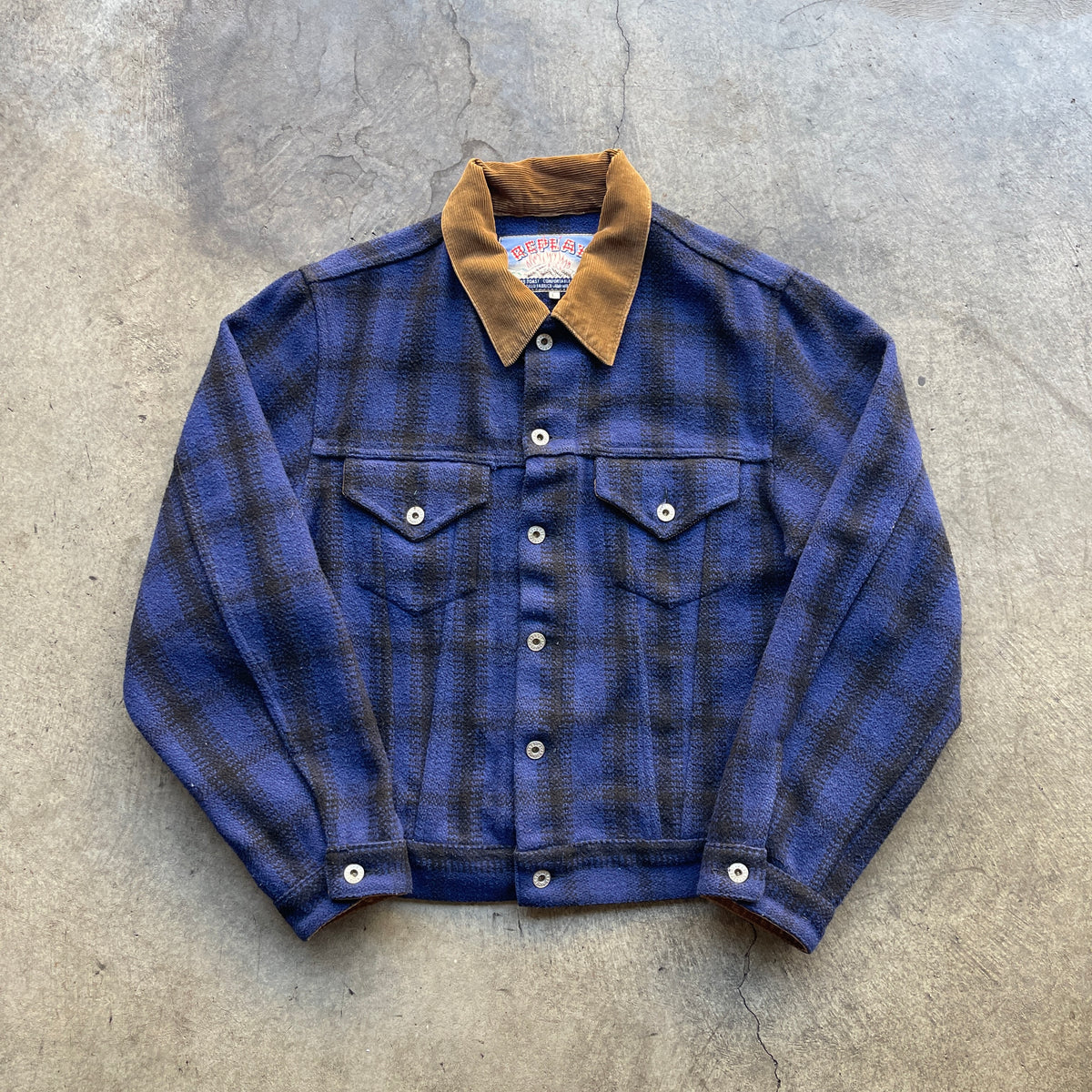 1990s Replay Plaid Type III Trucker Jacket