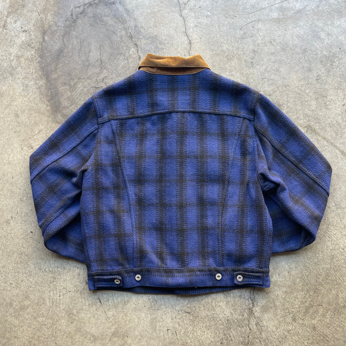 1990s Replay Plaid Type III Trucker Jacket