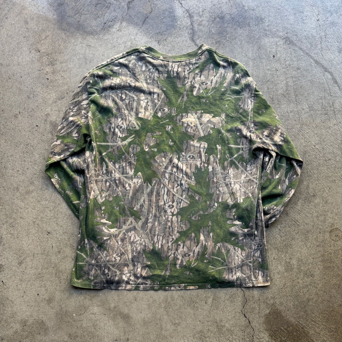 1990s Mossy Oak Camo Long Sleeve Tee