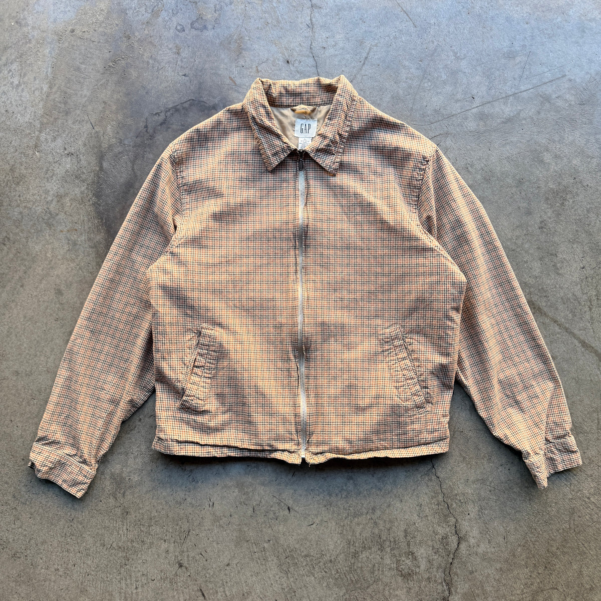 2000s Gap Plaid Harrington Jacket