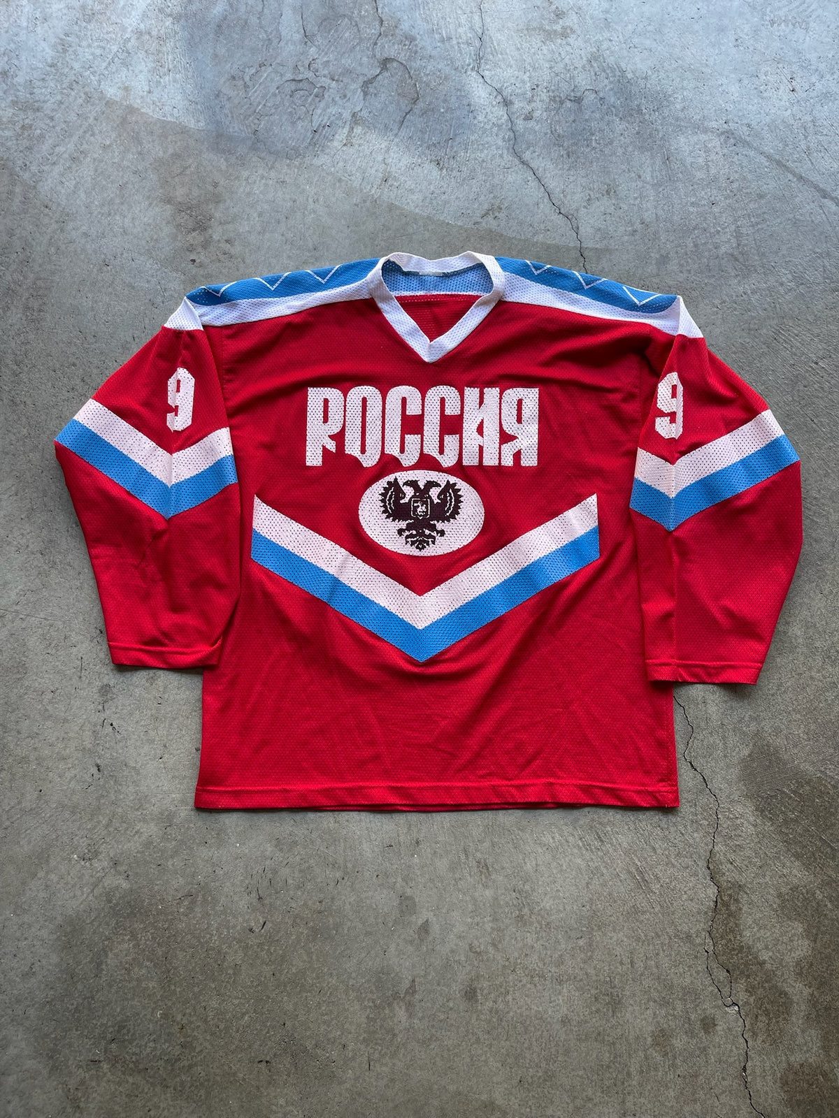 1990s Team Russia Player Issued #9 Jersey