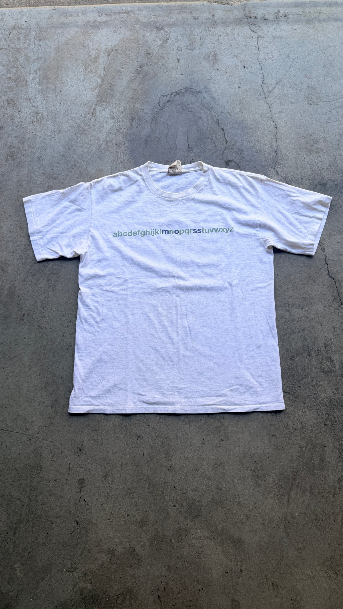 1990s Alphabet Mossimo Tee