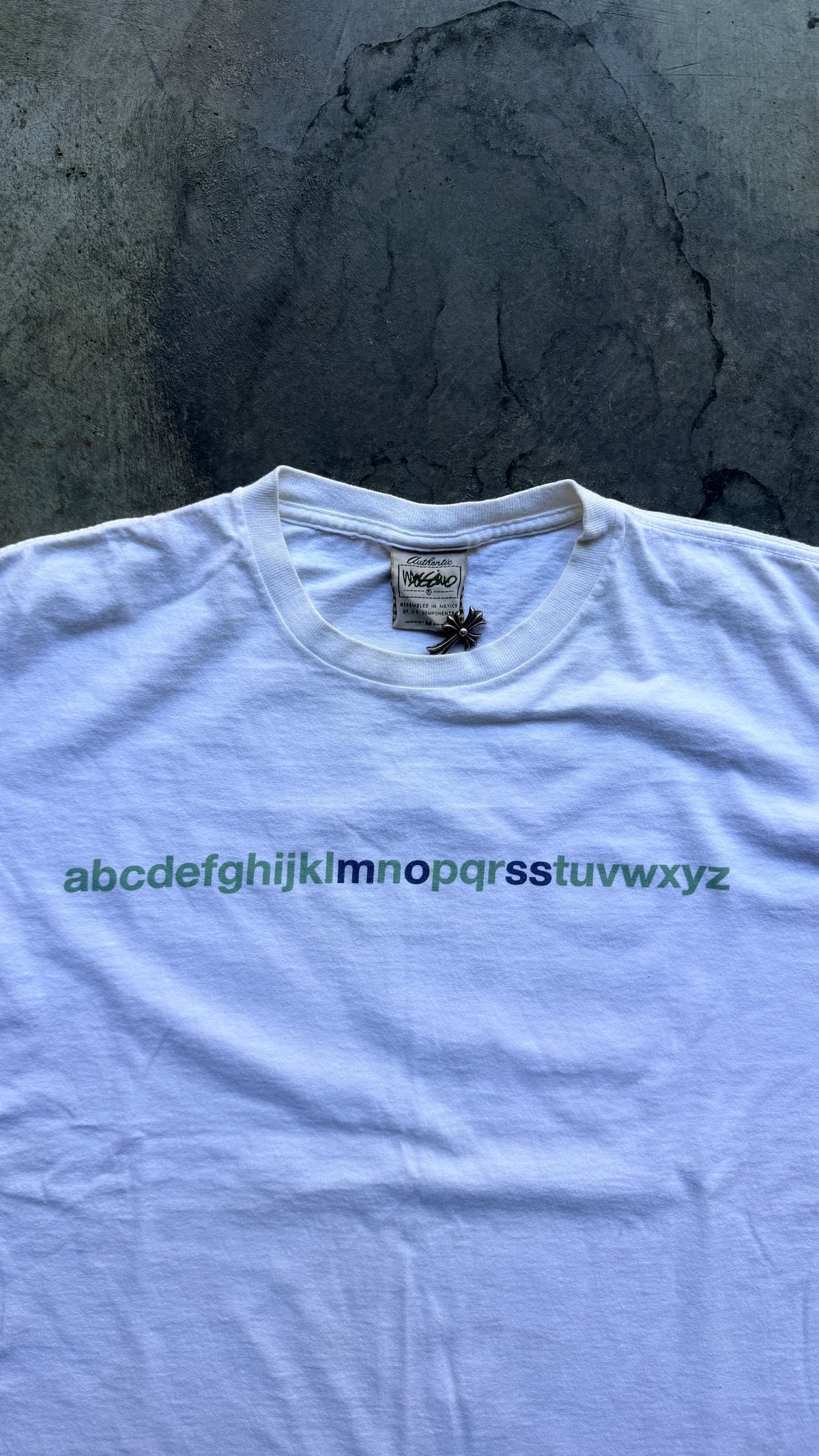 1990s Alphabet Mossimo Tee