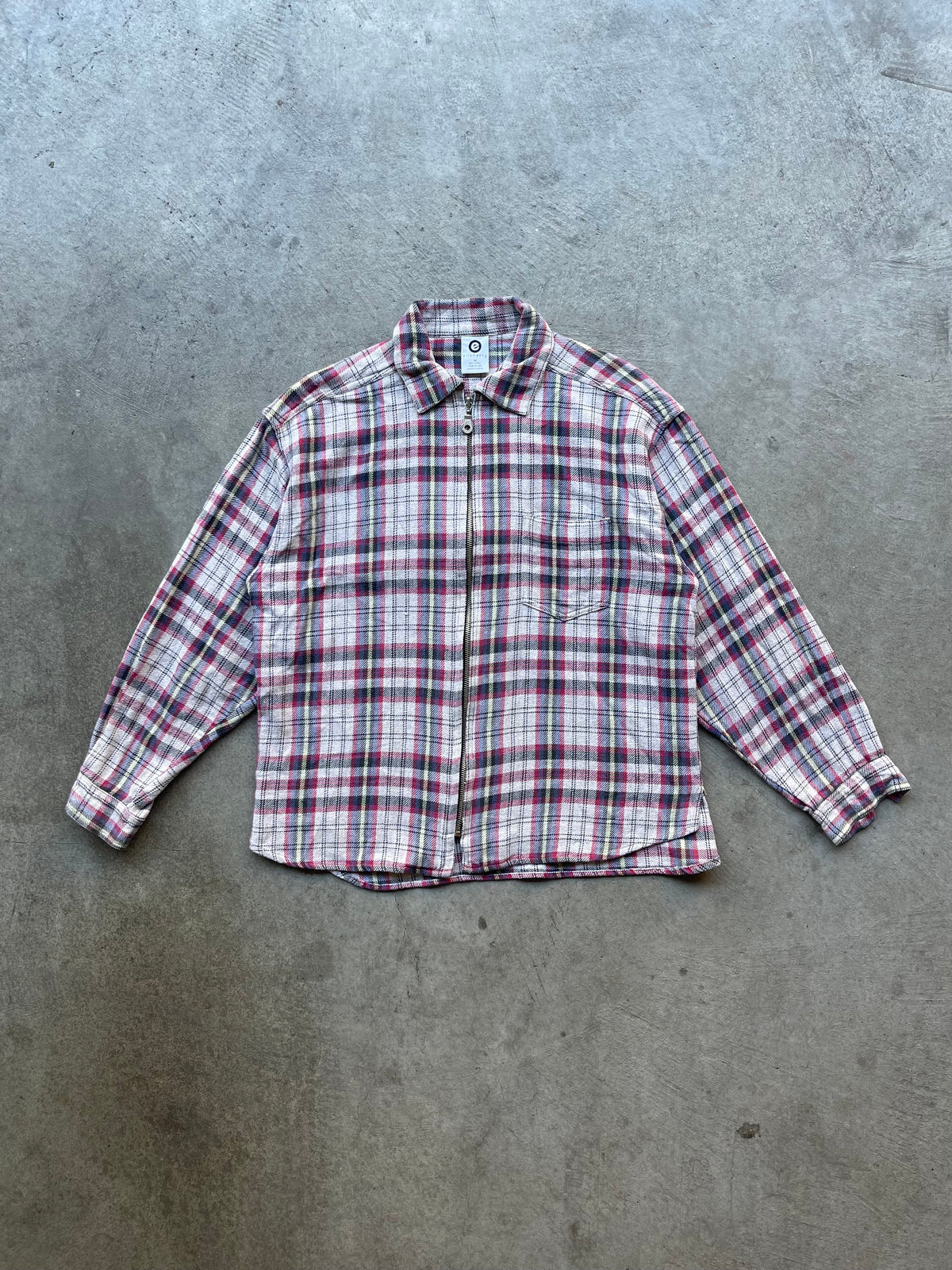 2000s Ellemenno Tartan Plaid Full Zip Flannel